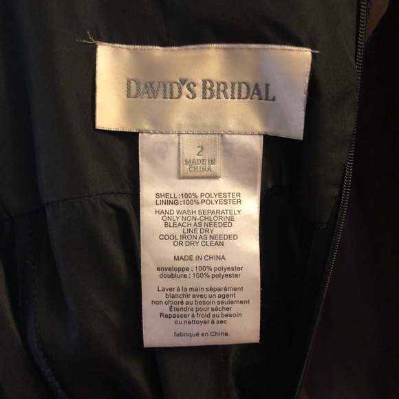 David’s bridal long dress size 2 - Picture 8 of 8